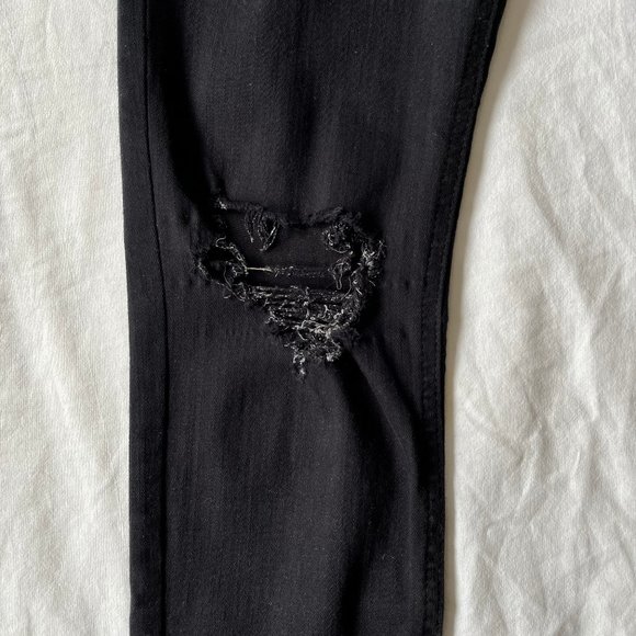 Topshop Moto Skinny High-Rise Ripped Jamie Jeans - Picture 7 of 15